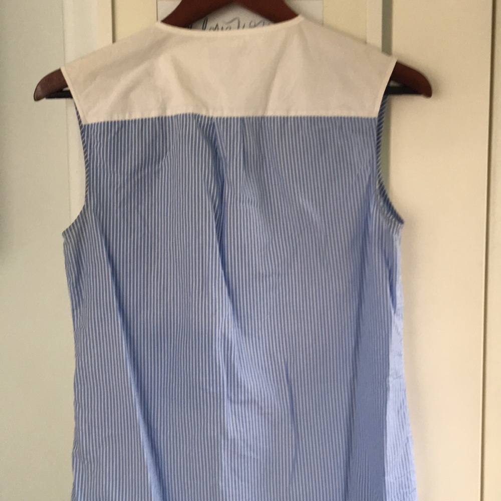 J. Crew Crystal Embellished Tuxedo Shell - Picture 6 of 7